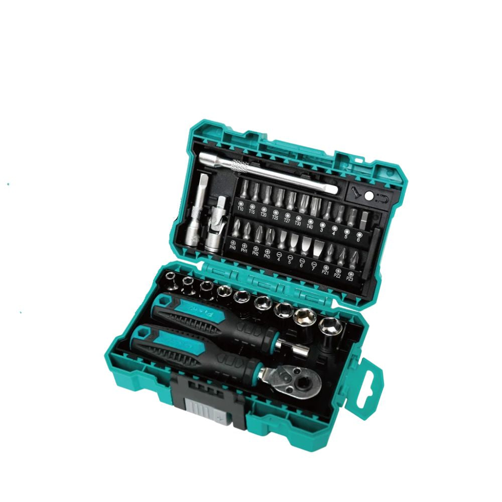 Ratchet Wrench Set 38 Piece Multi Function Heavy Duty Precision Repair Tool Kit with Storage Case