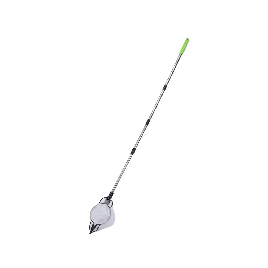 Fruit Picker Tool 240cm Telescopic Pole with Metal Picking Head for Home Garden Harvesting