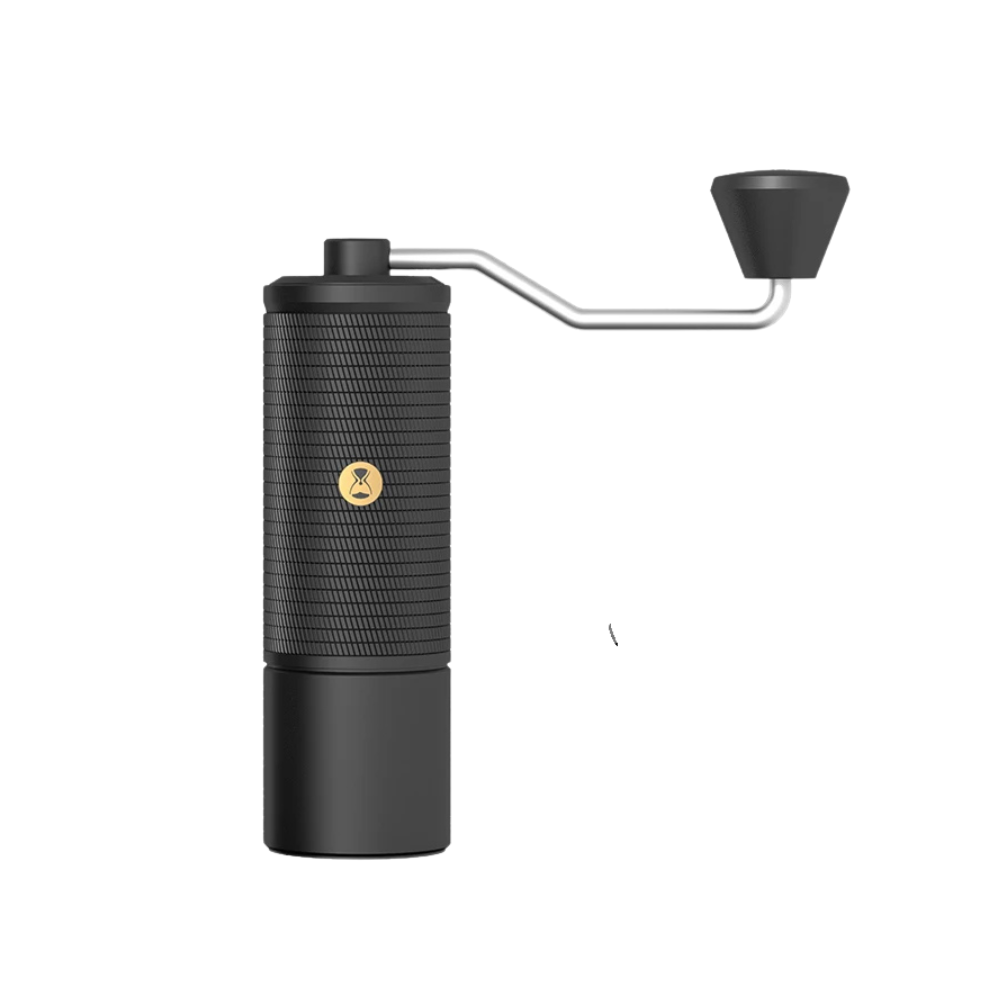 Manual Coffee Grinder Portable Hand Burr Grinder 42mm Stainless Steel Adjustable Settings - Black
