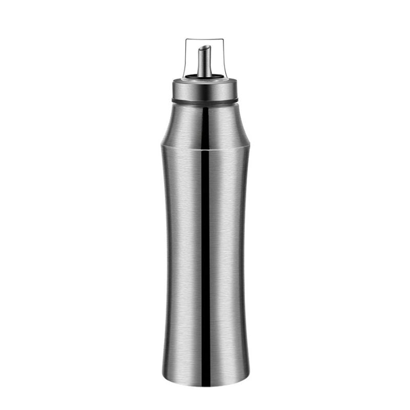 Oil Dispenser Bottle 750mL Stainless Steel Leak Resistant Precision Pour Kitchen Seasoning Container