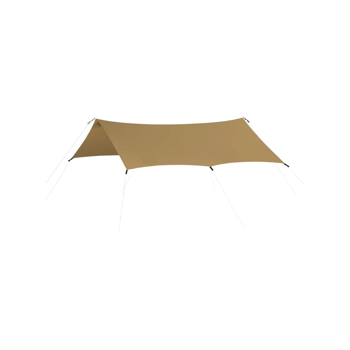 Camping Canopy Tarp Waterproof Ultralight 15D Outdoor Sun Shelter - Grey