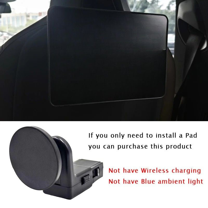 Car Tablet Holder Adjustable LED Seat Mount Dashboard Display Stand Phone Bracket Non Charging