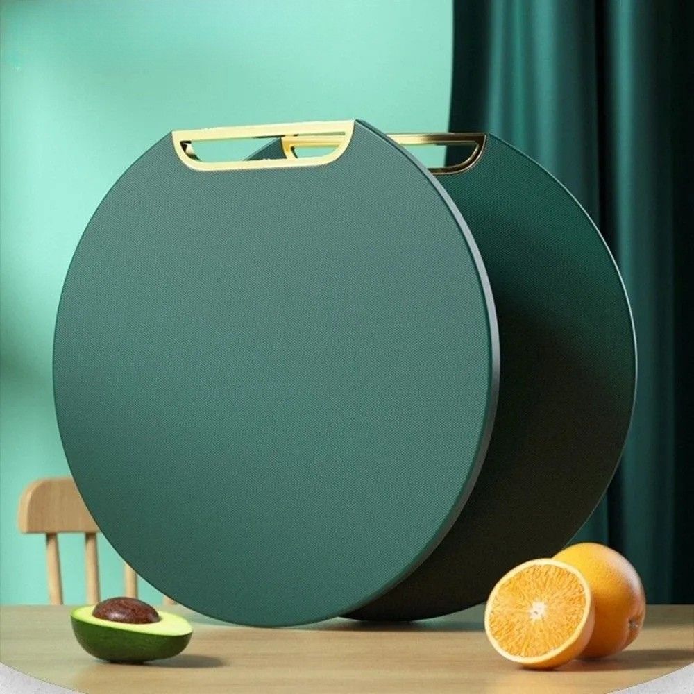 29cm Antibacterial Round Cutting Board BPA Free Non Slip Food Grade Chopping Board for Meat Vegetables and Fruit