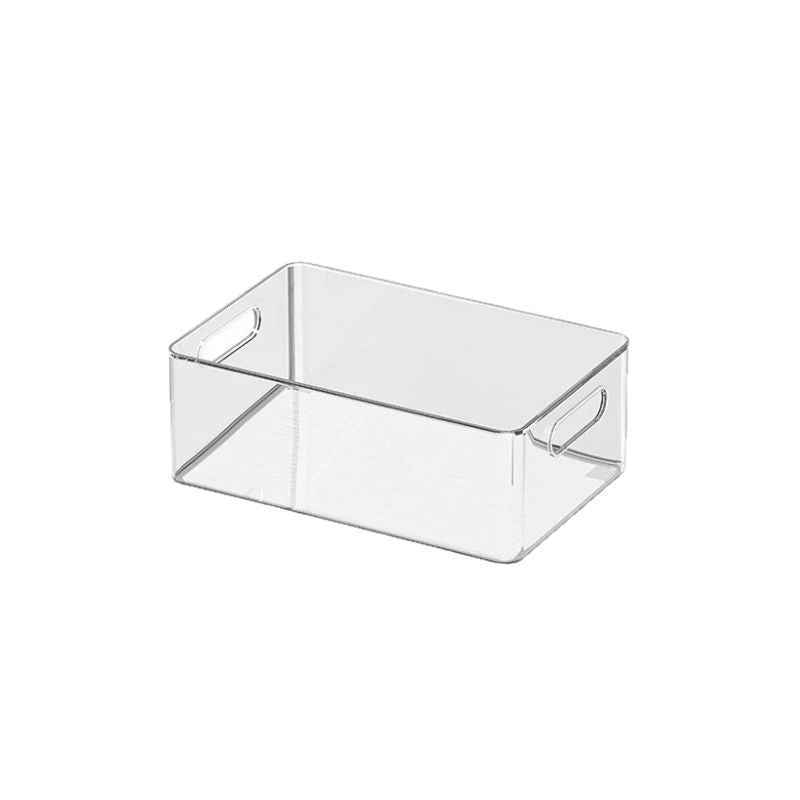 Fridge Organizer Stackable Clear Food Storage Bin with Handles