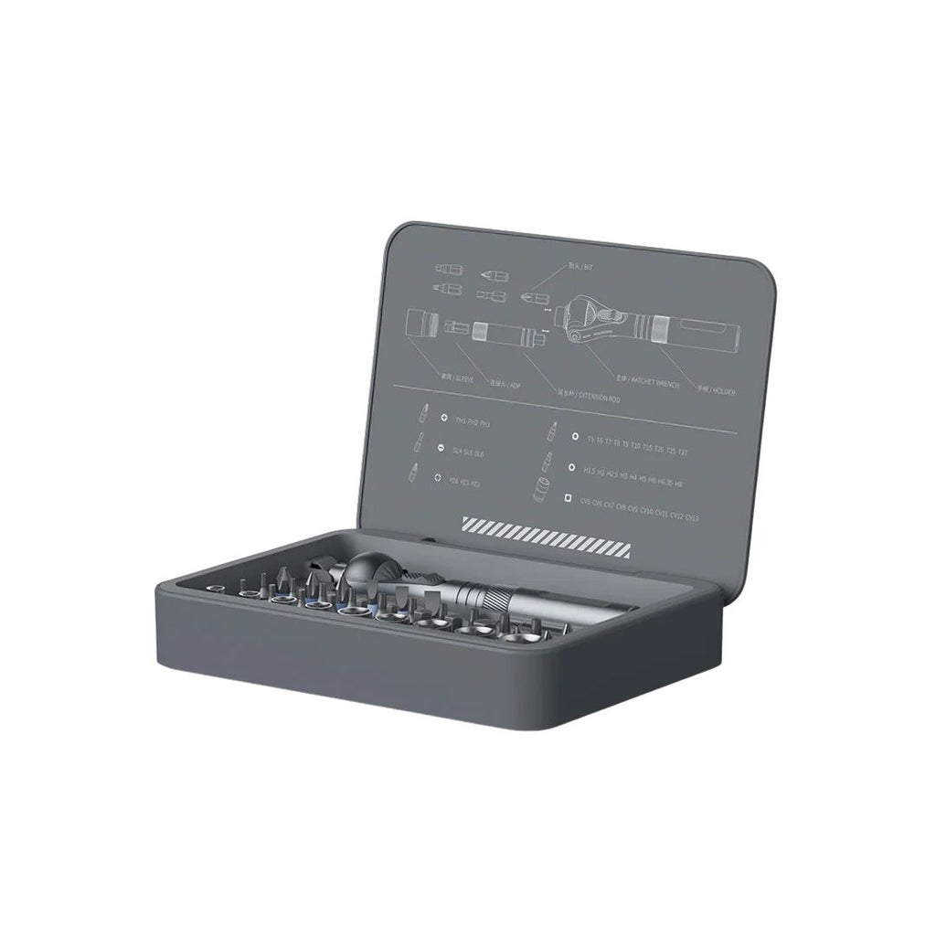Heavy Duty 40 Piece Ratchet Screwdriver Set Multi Function Magnetic Bit Driver Repair Tool Kit