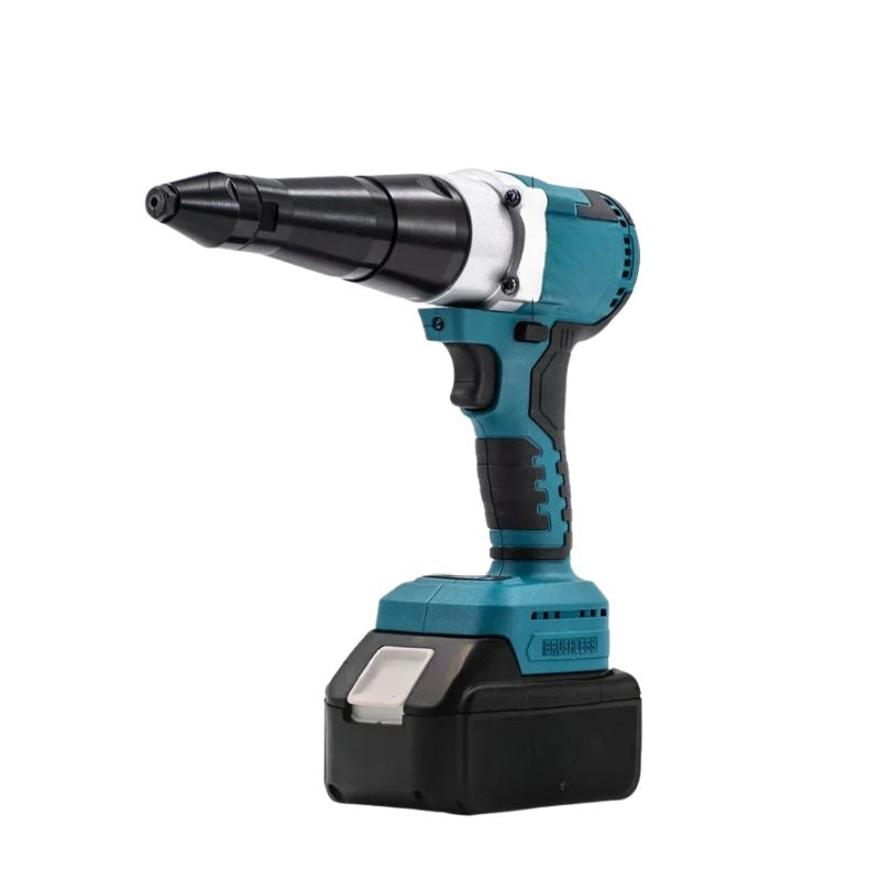 Rivet Tool 18V Brushless Cordless Automatic Fastening Tool LED Work Light Battery Ready