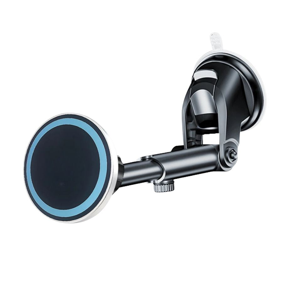 Car Phone Holder 360 Degree Rotating Dashboard Air Vent Mount Adjustable Stand - Silver