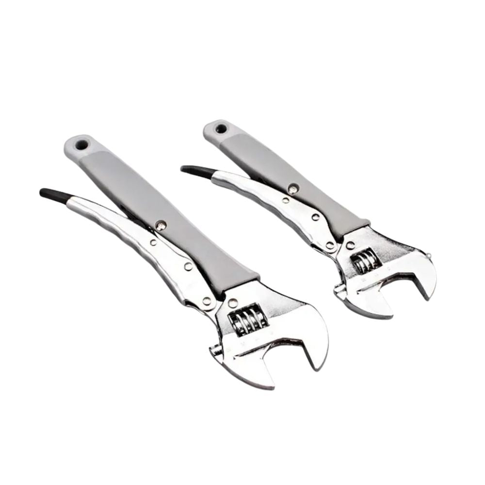Adjustable Wrench Portable Heavy Duty Universal Spanner 8/10 Inch 30-33 mm Jaw Opening Repair Tool