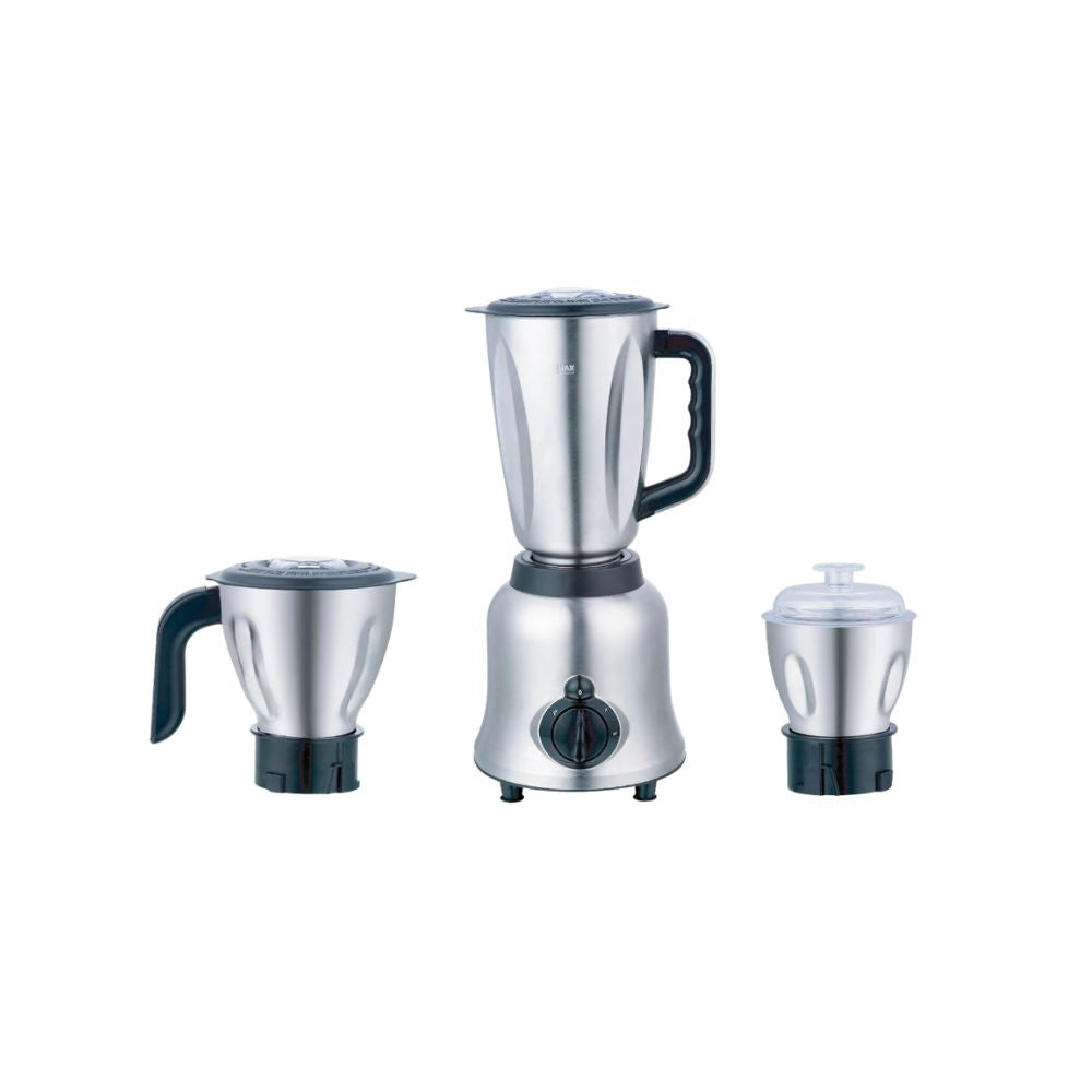 Food Processor 3 In 1 Blender 400W Stainless Steel Mill and Juicer - Black