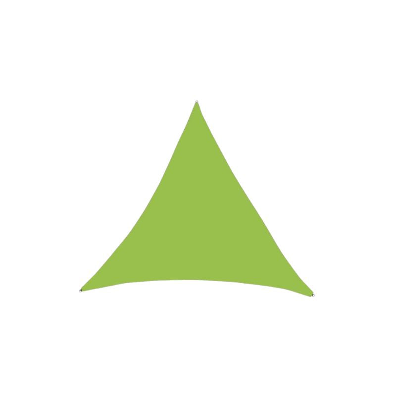 Sun Shade Sail 3x3x3m Triangle Waterproof Canopy for Outdoor Camping - Green