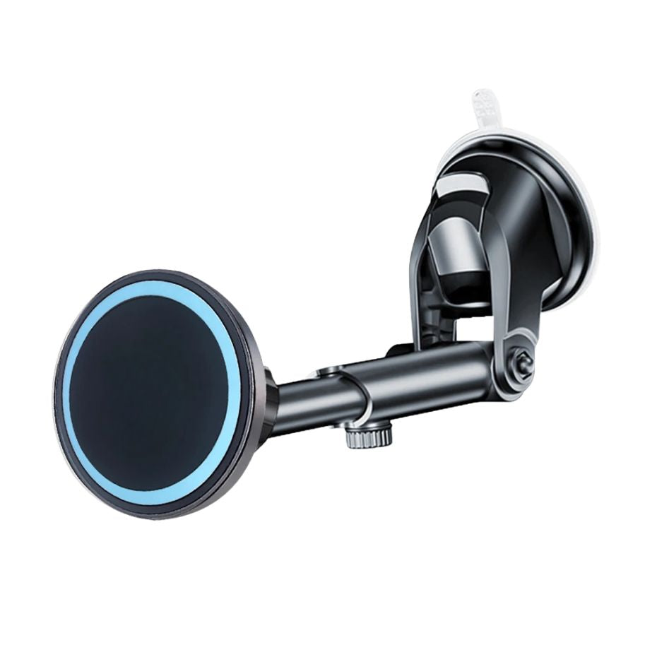 Car Phone Holder 360 Degree Rotating Dashboard Air Vent Mount Adjustable Stand - Black