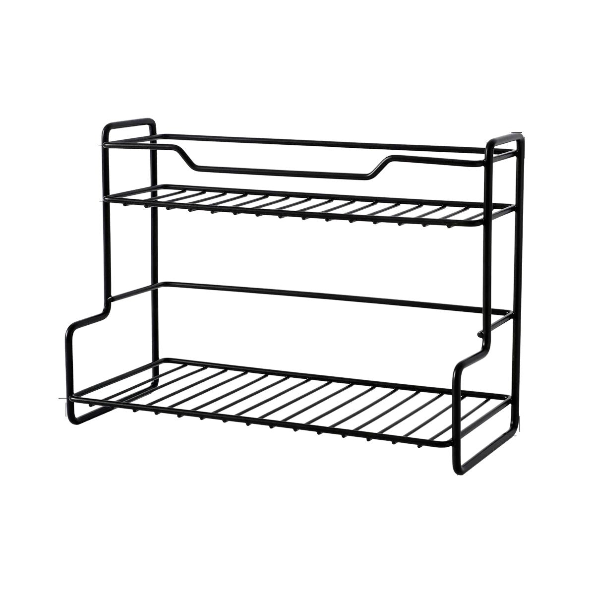 Kitchen Countertop Storage Rack Metal Reusable Spice Shelf Bathroom Toiletry Basket Organiser