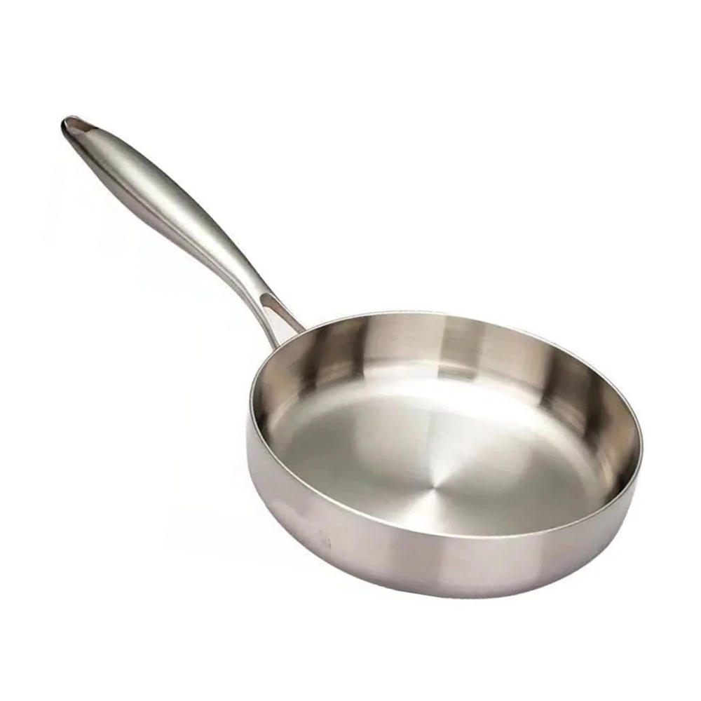 Frying Pan 26cm 316 Stainless Steel Wok Induction and Gas Compatible