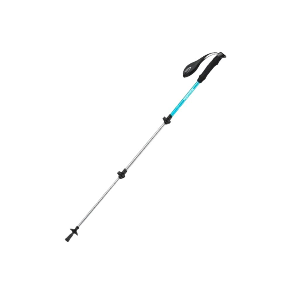 Trekking Pole Adjustable Aluminum Hiking Walking Stick EVA Grip - Blue