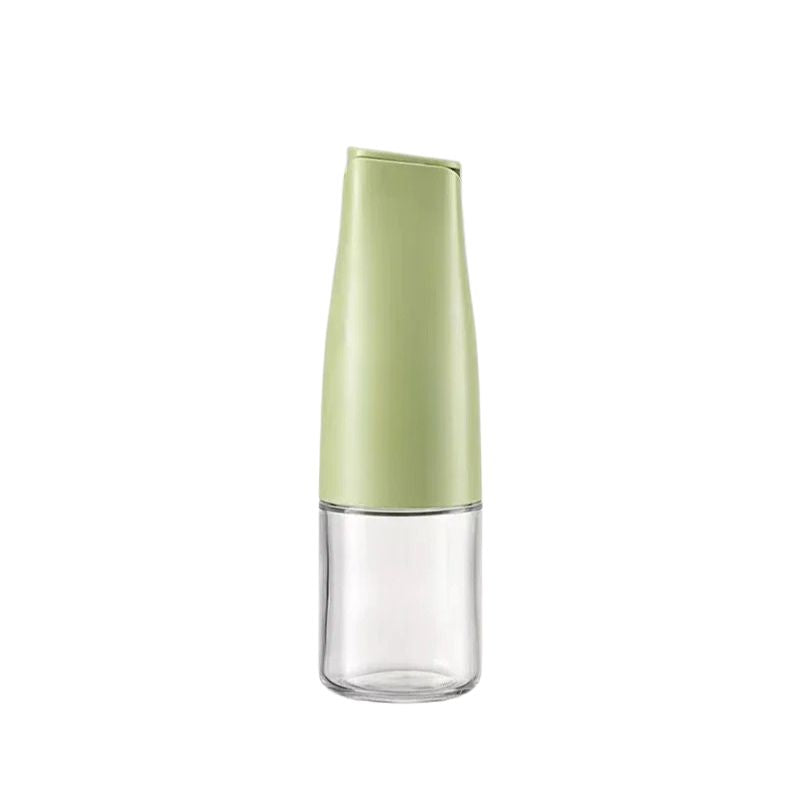 Oil Dispenser Bottle 500mL Automatic Pouring Leak Resistant Glass Kitchen Seasoning Container - Yellow