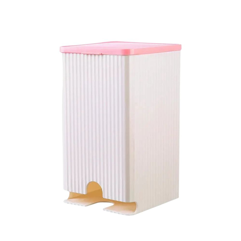Storage Box Wall Mounted Bathroom Organiser Waterproof Tissue Dispenser Reusable Container - Pink