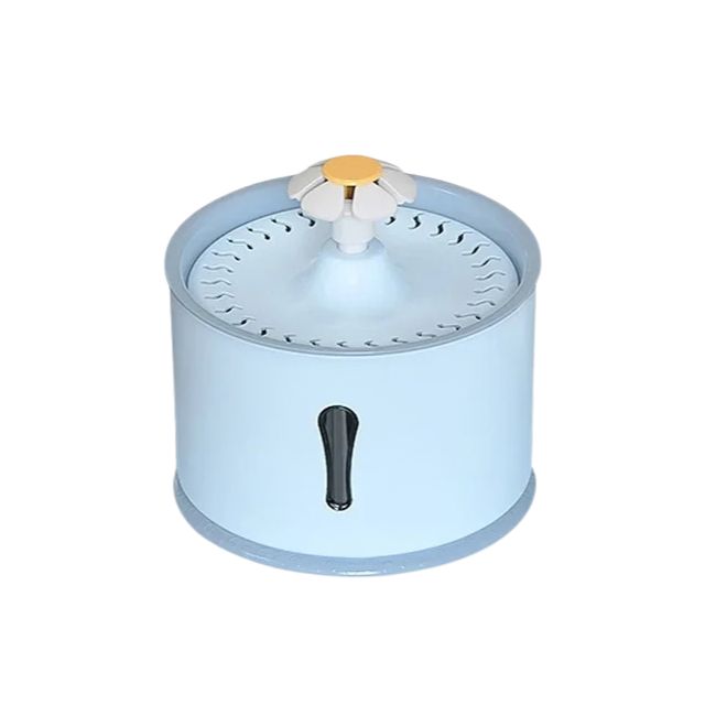 Cat Water Fountain 2.4L USB Electric Drinking Dispenser with Quiet Flow and Filter System - Pink