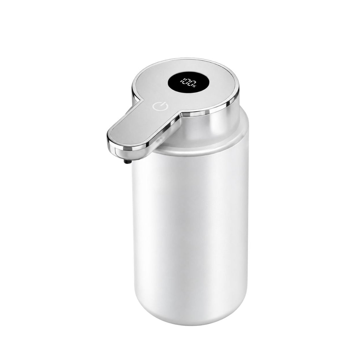 Soap Dispenser 420mL Touchless Automatic Rechargeable Pump with 6 Level Volume Control - Silver