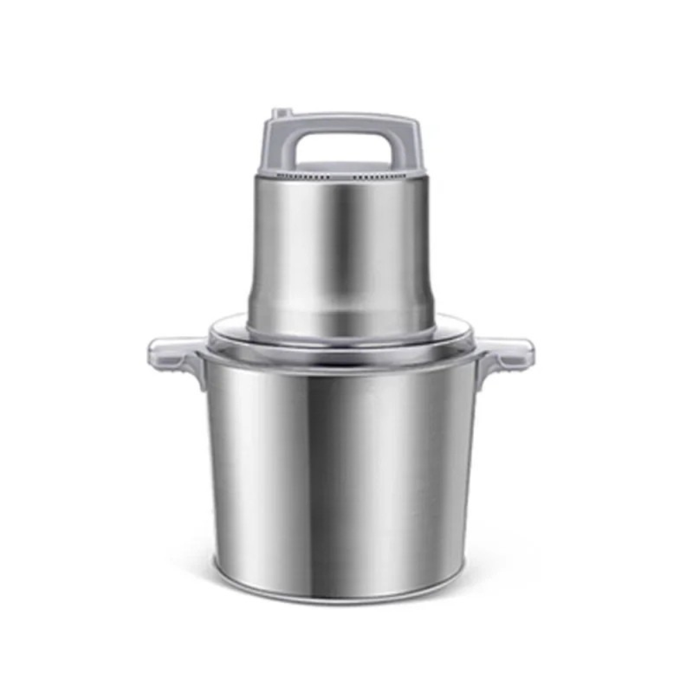 Stainless Steel Electric Meat Mincer 6L Food Processor 2-Speed Chopper – Silver