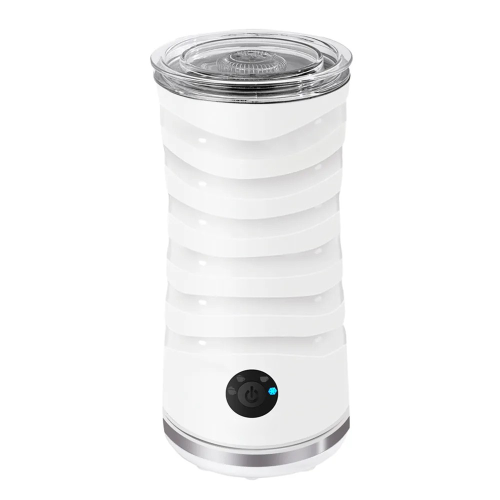 Electric Milk Frother 4-in-1 Automatic Hot and Cold Foam Maker – White
