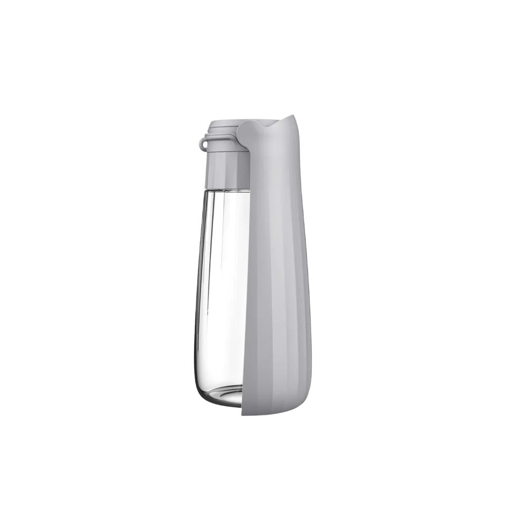 Dog Water Bottle 550mL Portable Foldable Drinking Dispenser with Travel Design - Green