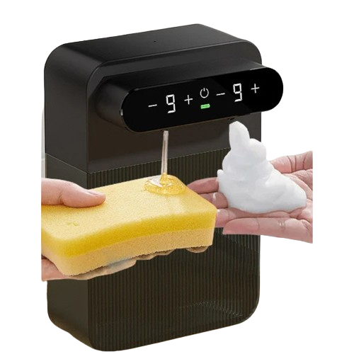 Dual-Channel Automatic Soap Dispenser Large Capacity Touch Screen Fast Response Self-Cleaning