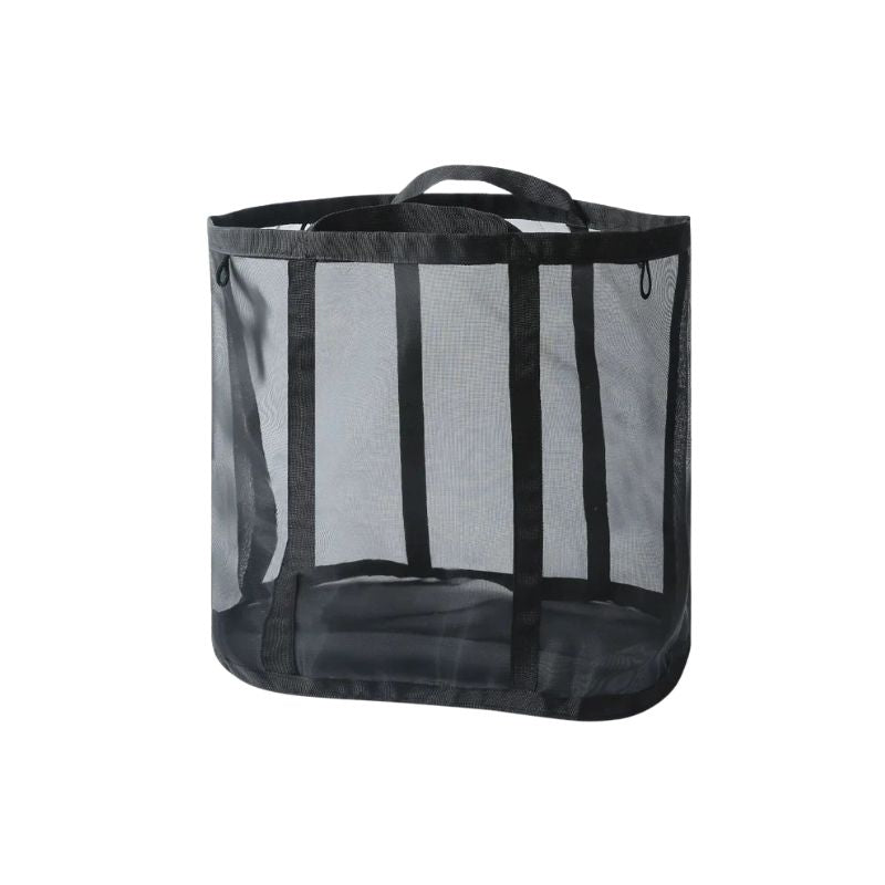 Laundry Hamper Foldable Portable Mesh Clothes Basket with Carry Handles Storage Organiser