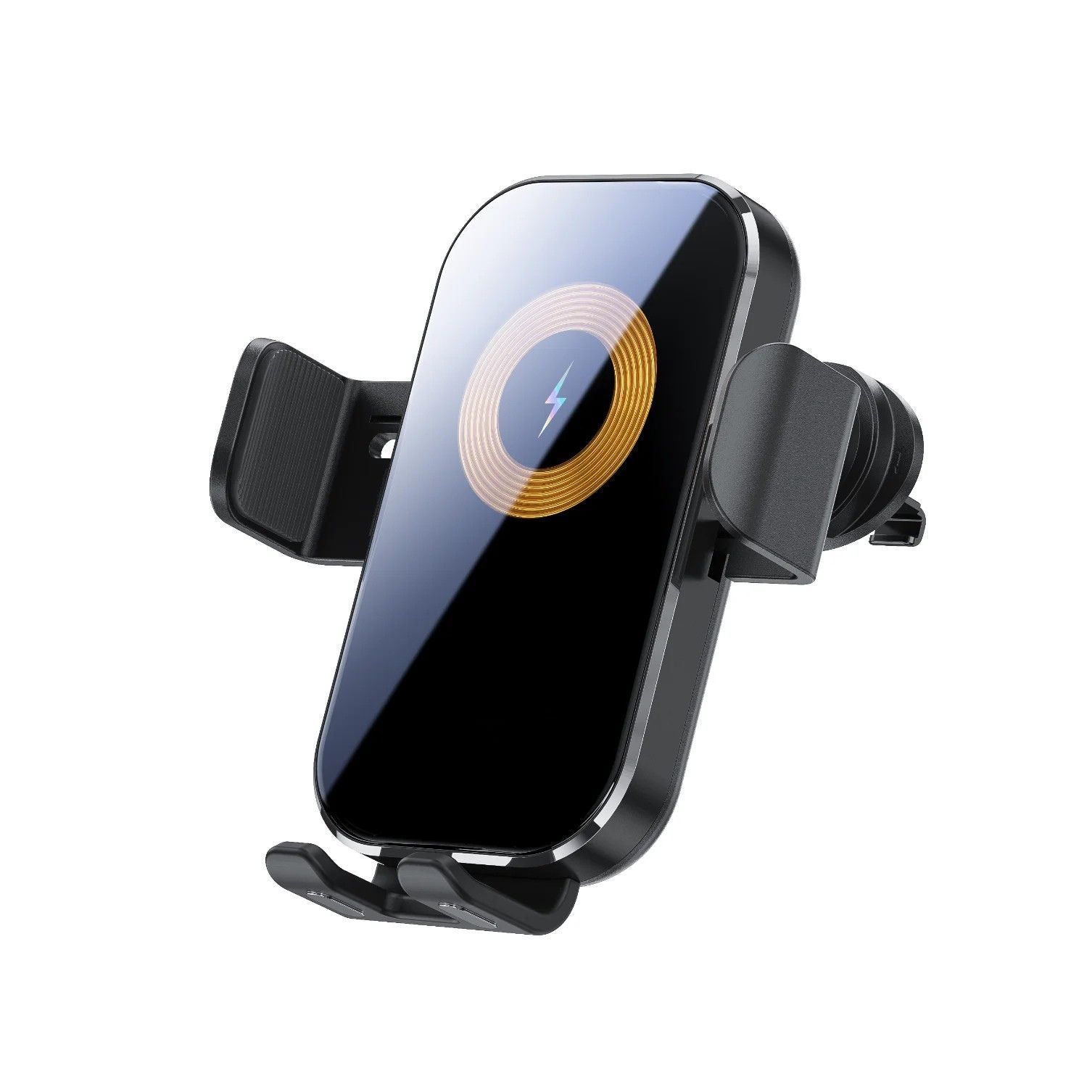 Car Phone Holder 15W Wireless Charging Intelligent Auto Clamp Air Vent Mount Adjustable Stand