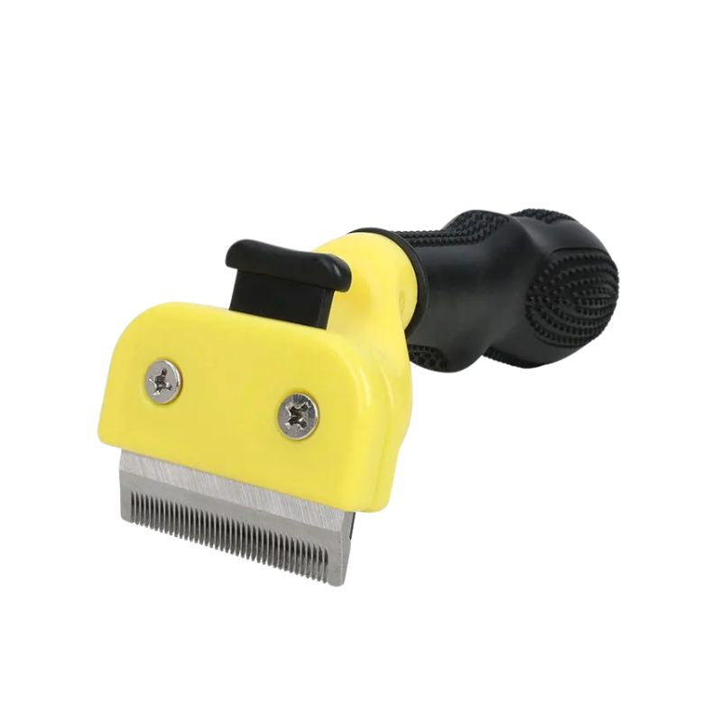 Pet Grooming Comb 4.5cm Stainless Steel Hair Removal Deshedding Brush for Cats and Dogs - Small