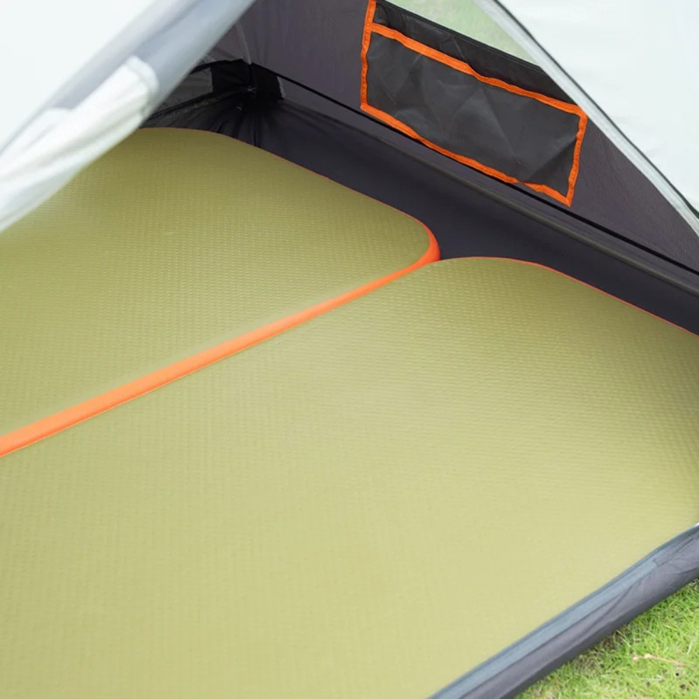 Camping Air Mattress Inflatable TPU Sleeping Pad Ultralight Portable - Green
