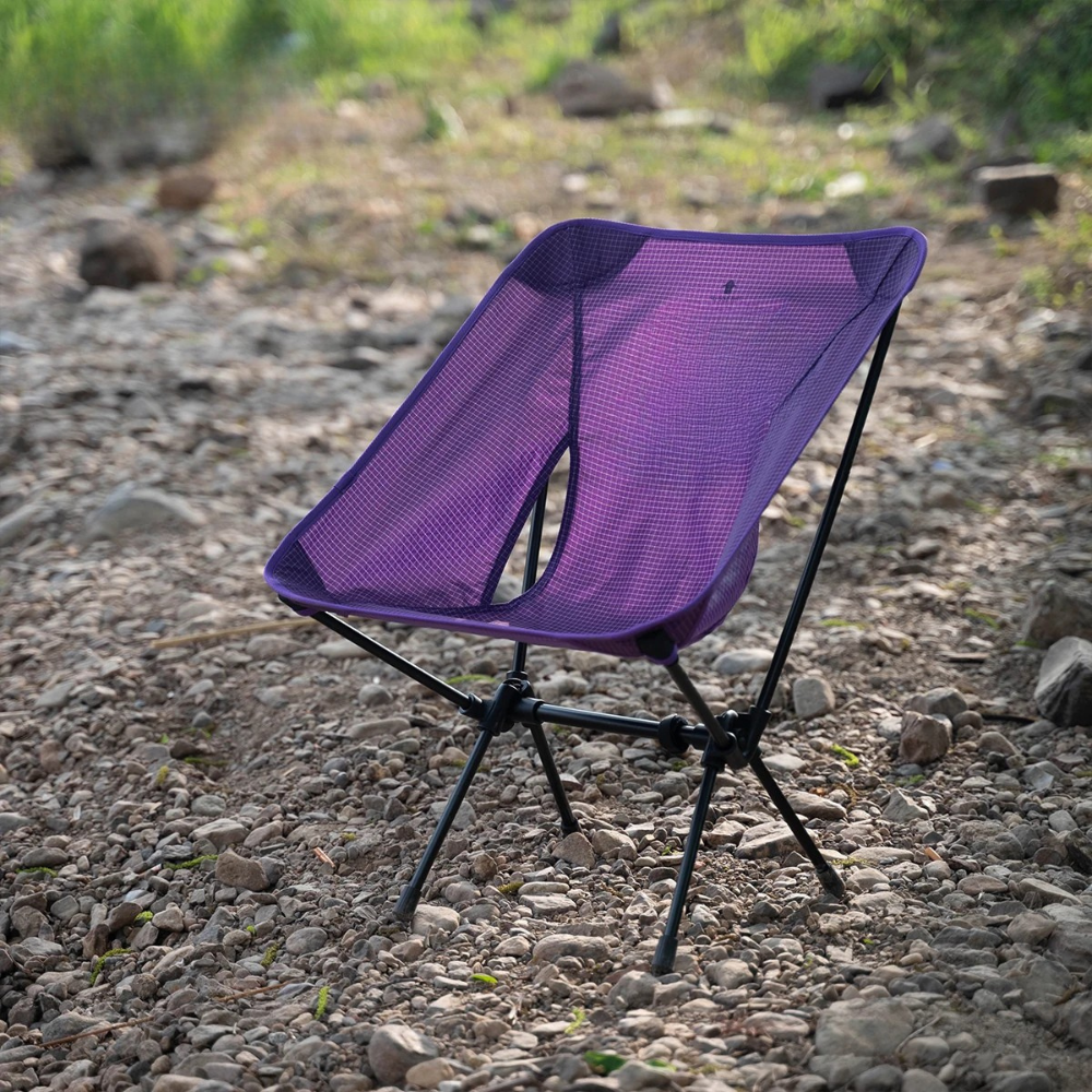 Camping Chair 850g Ultra-Light Foldable Dyneema 7075 Aluminum Portable – Orange