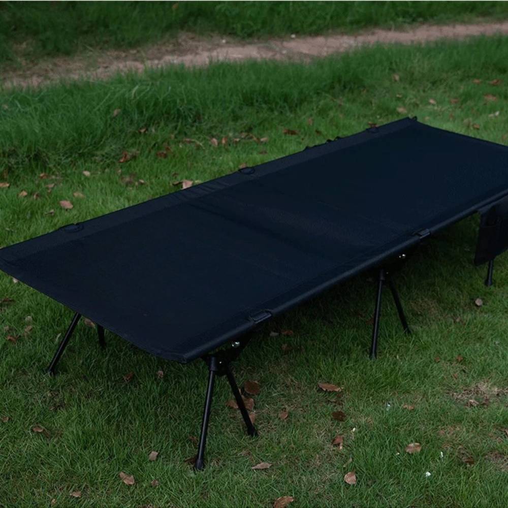 Camping Cot Folding Lightweight Portable Outdoor Hiking Stretcher Bed – Army Green
