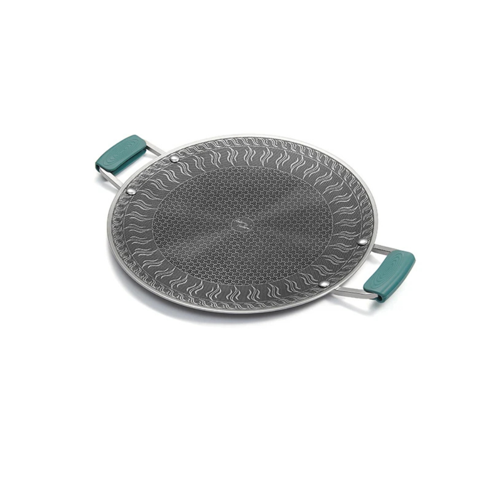 Stainless Steel Baking Tray Large Outdoor Camping BBQ Plate Frying Pan