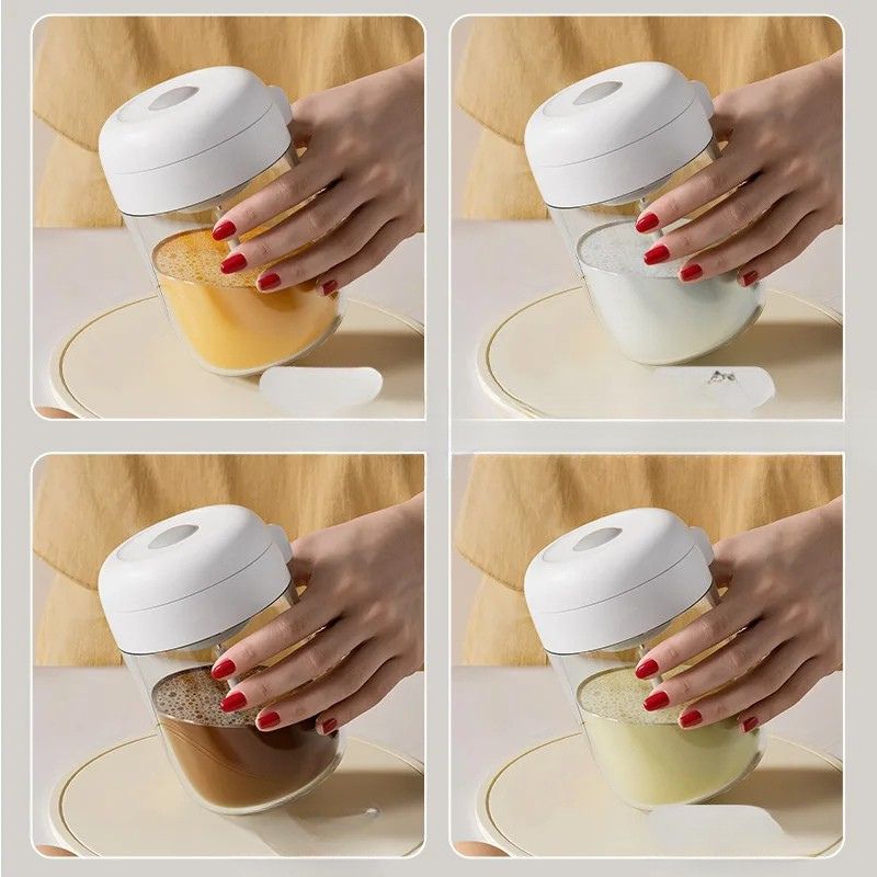 Egg Beater Cup Large Capacity Manual Whisk Mixing Cup Portable Baking Kitchen Tool