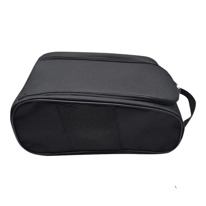 Shoe Storage Bag Foldable Travel Organiser Carry Case Portable Cloth Storage Pouch - Black