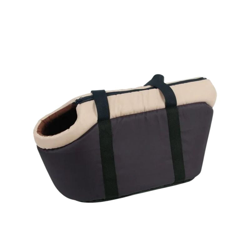 Pet Carrier Bag 38cm Foldable Breathable Shoulder Travel Tote Soft Sided Carrier - Brown