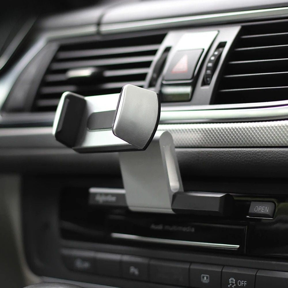 Phone Holder CD Slot Mount 360° Rotating Adjustable Hands-Free Dashboard Bracket