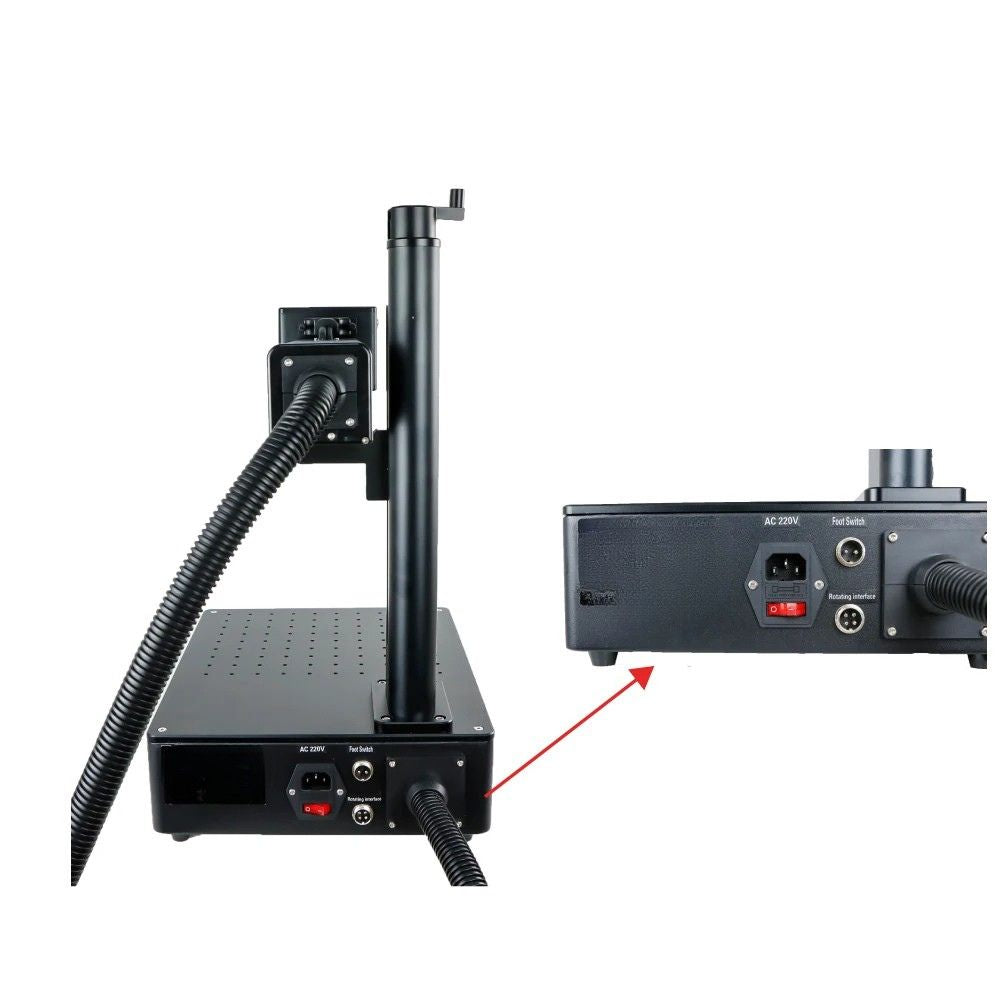 Fiber Engraving Machine 20W Fast Logo Marking Printer for Metal Jewellery Ceramics