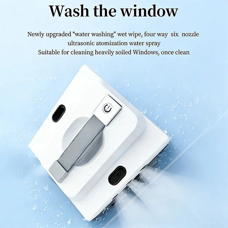 Window Cleaning Robot 5200Pa 100mL Water Tank Automatic Glass Cleaning 5m Cable