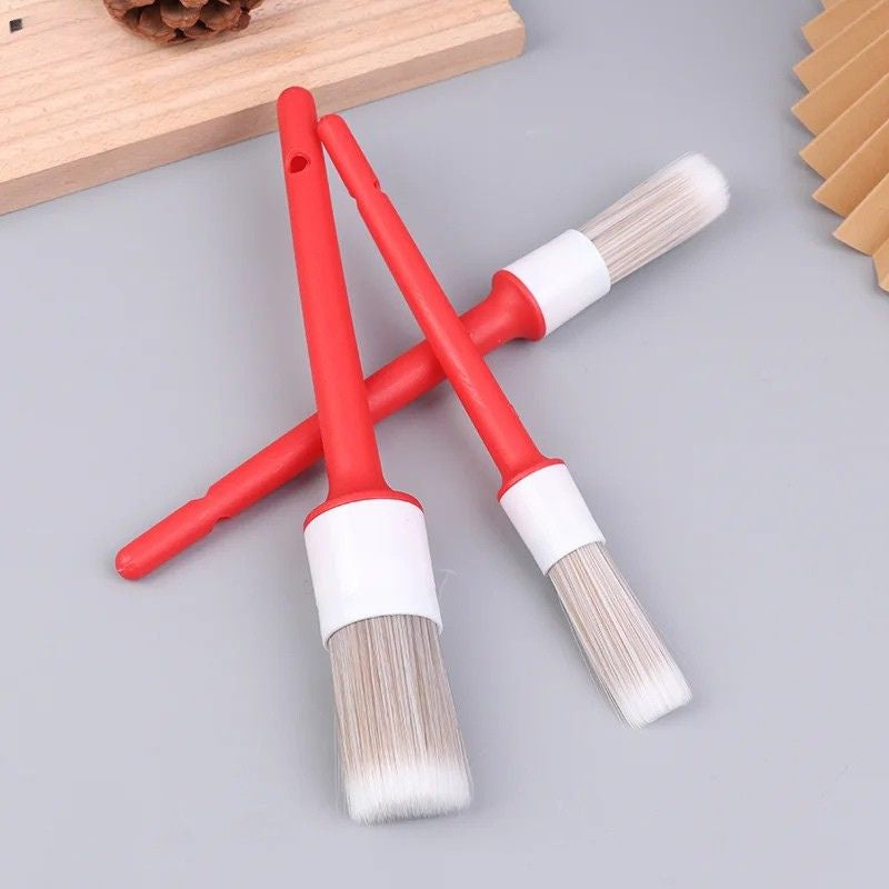 Car Detailing Brush Set 5 Piece Soft Bristle Gap Cleaning Kit Interior Exterior Care Tools