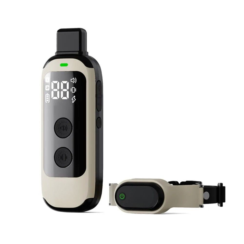 Dog Training Collar Rechargeable Waterproof Remote Trainer 600 m Range with Adjustable Beep and Vibration Levels