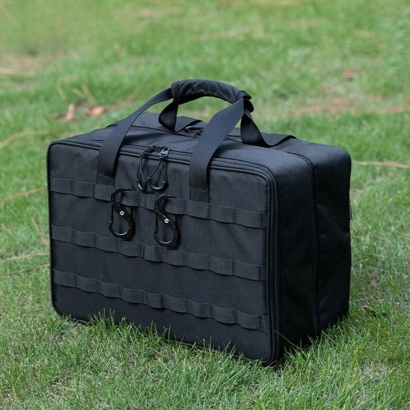 Camping Storage Bag 30kg Portable Large Capacity Outdoor Gear Organizer with Reinforced PP Boards