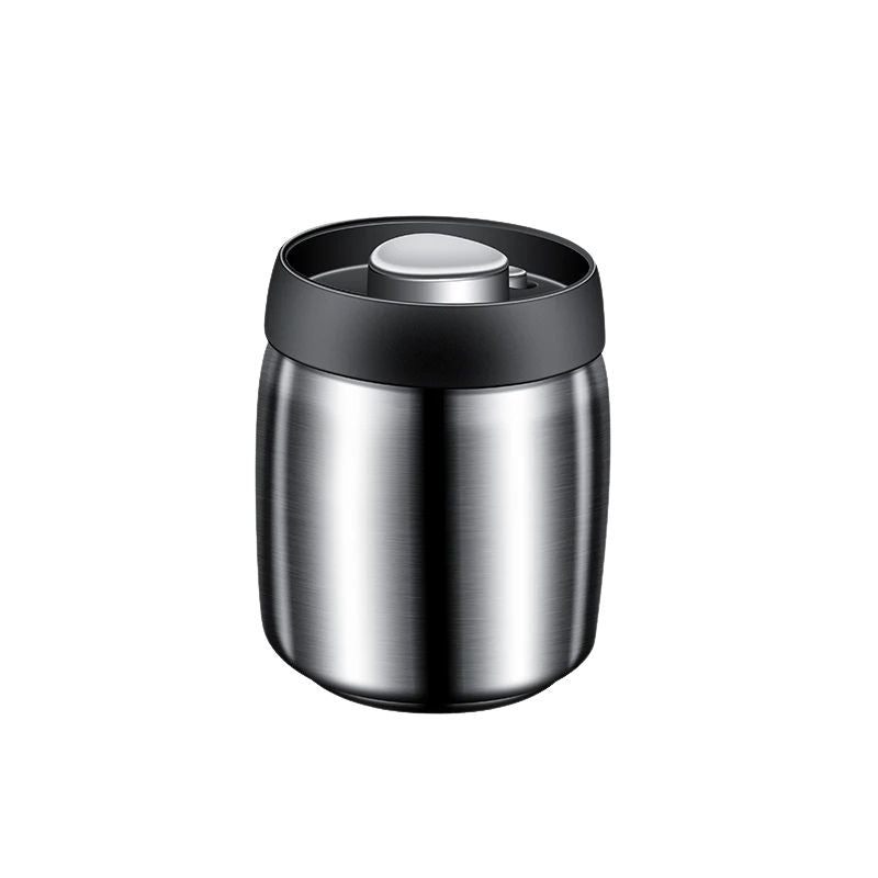 Food Storage Jar 1000mL Airtight Vacuum Sealed 304 Stainless Steel Moisture Resistant Container