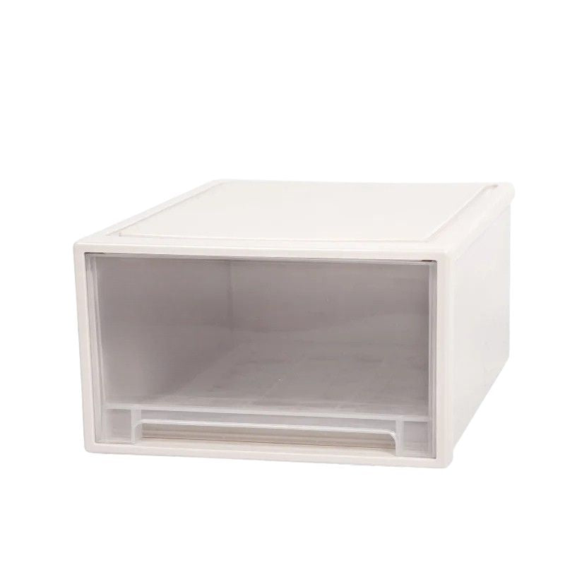 Portable Stackable Storage Drawer Box 36 cm Plastic Organizer Container for Clothes Books Home Storage - Large