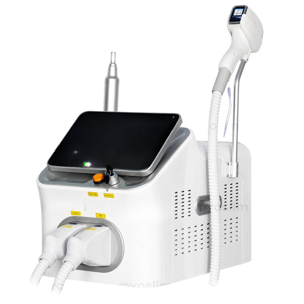 Diode Hair Removal Device 5000W Ice Cooling Skin Rejuvenation Touch Display 4 Wave 220V