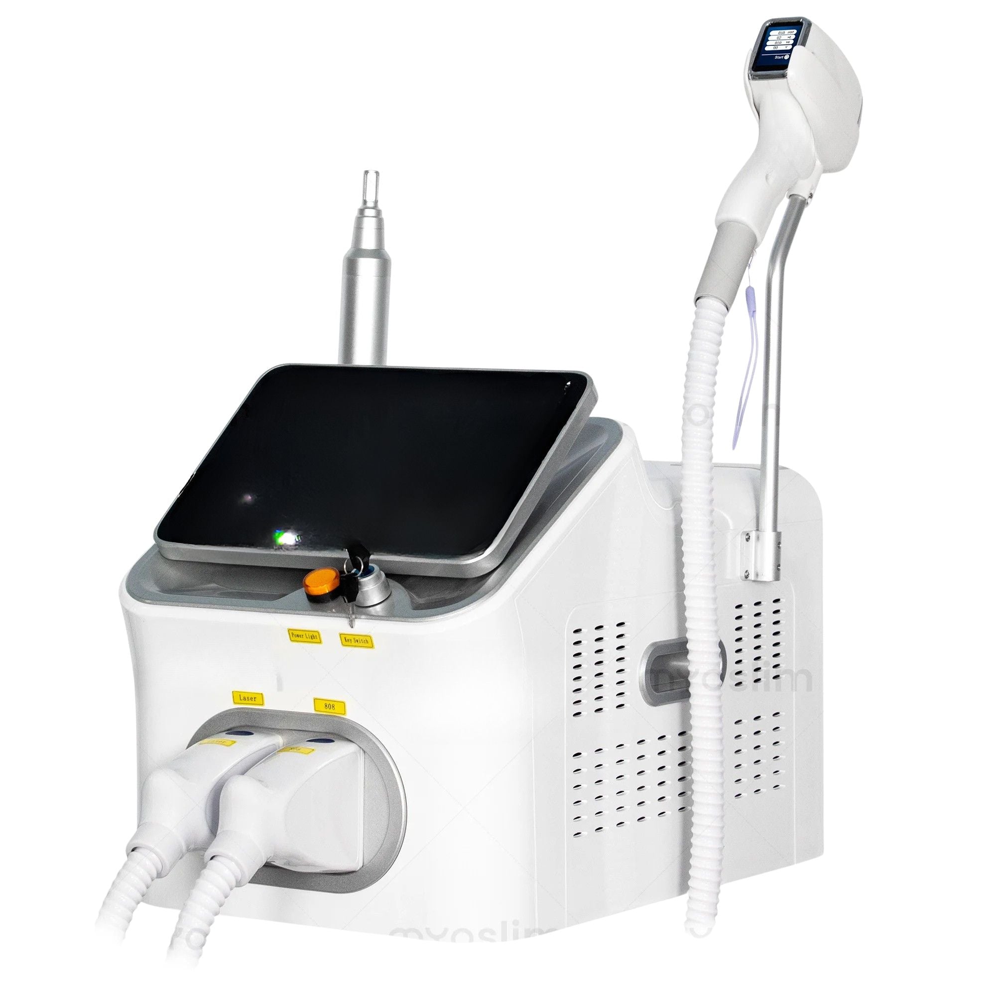 Diode Hair Removal Device 5000W Ice Cooling Skin Rejuvenation Touch Display 4 Wave 220V