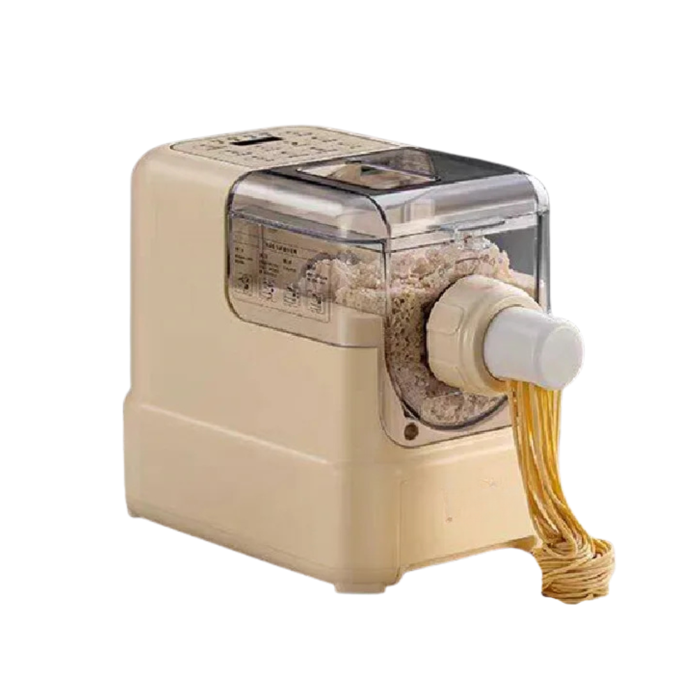 Pasta Maker Electric Noodle Machine 13 Molds Automatic Dough Mixer 200W Household - Beige