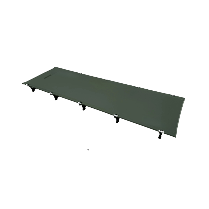 Camping Cot 70cm Wide Portable Folding Bed Ultralight Compact Tent Sleeping Cot - Green