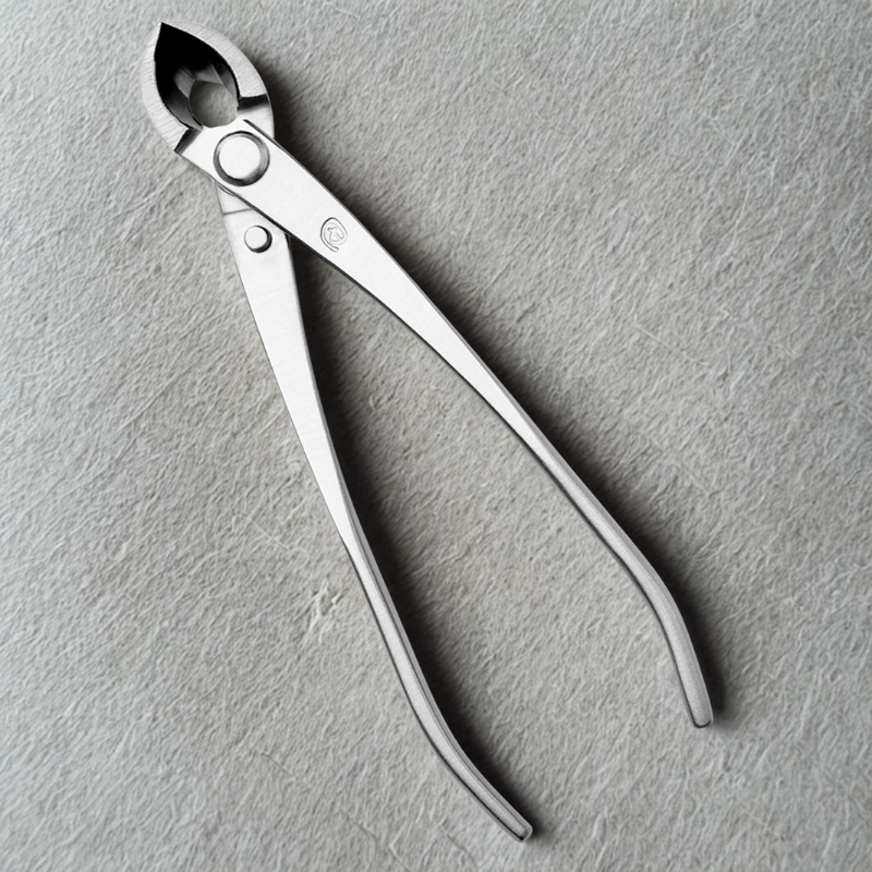 Standard Grade Straight Edge Branch Cutter – 165mm 3Cr13 Alloy Steel Bonsai Tool with Anti-Slip Grip