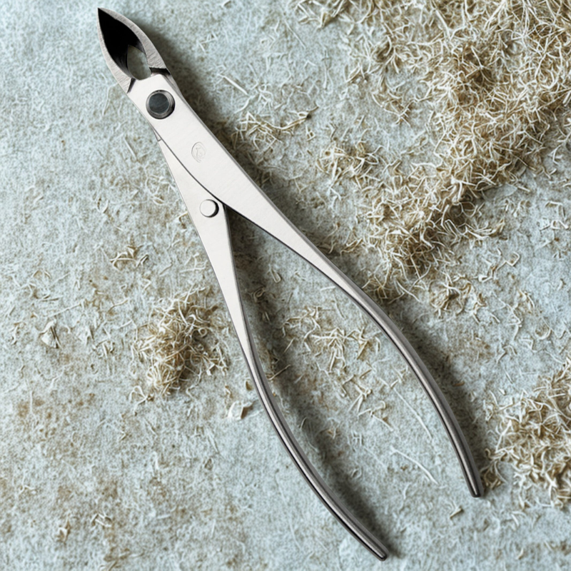 Standard Grade Straight Edge Branch Cutter – 3Cr13 Alloy Steel Bonsai Tool 185mm Narrow Edge